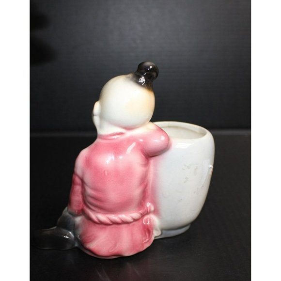 Vintage Royal Copley Ceramic Planter Asian design - Picture 3 of 6